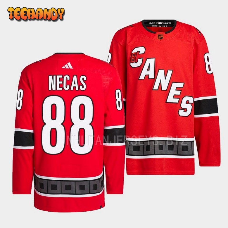 Carolina Hurricanes Martin Necas Reverse Retro 2.0 Red Jersey