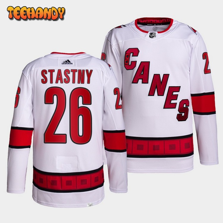 Carolina Hurricanes Paul Stastny Away White Jersey