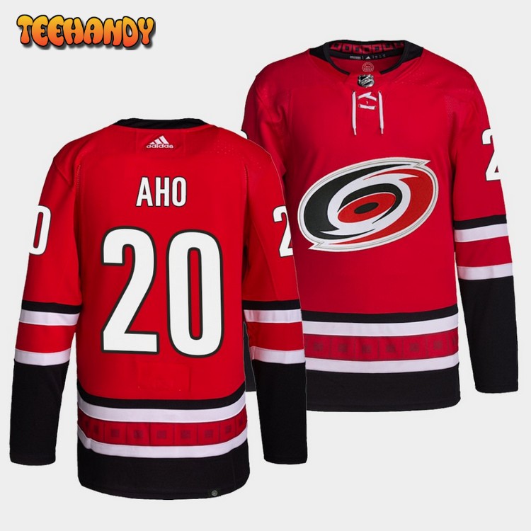 Carolina Hurricanes Sebastian Aho Home Red Jersey