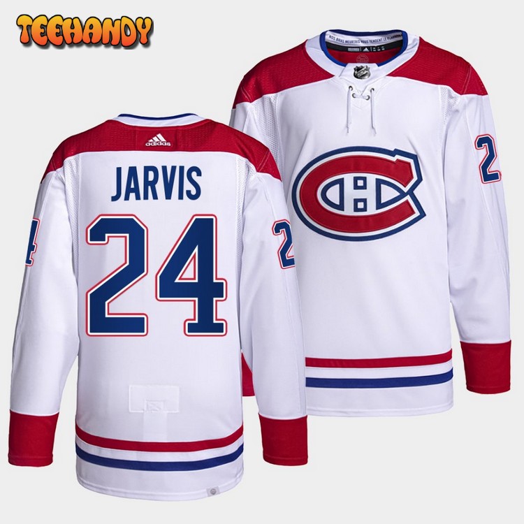 Carolina Hurricanes Seth Jarvis 2022-23 Away White Jersey