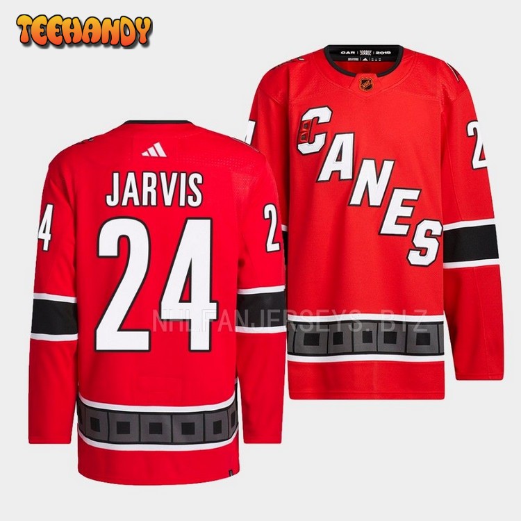 Carolina Hurricanes Seth Jarvis 2022 Reverse Retro 2.0 Red Jersey