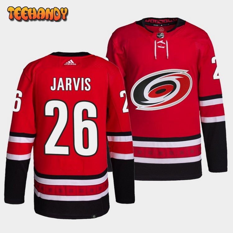 Carolina Hurricanes Seth Jarvis Home Red Jersey