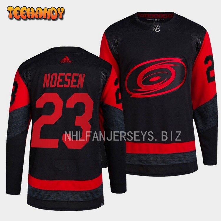 Carolina Hurricanes Stefan Noesen 2023 NHL Stadium Series Black Jersey