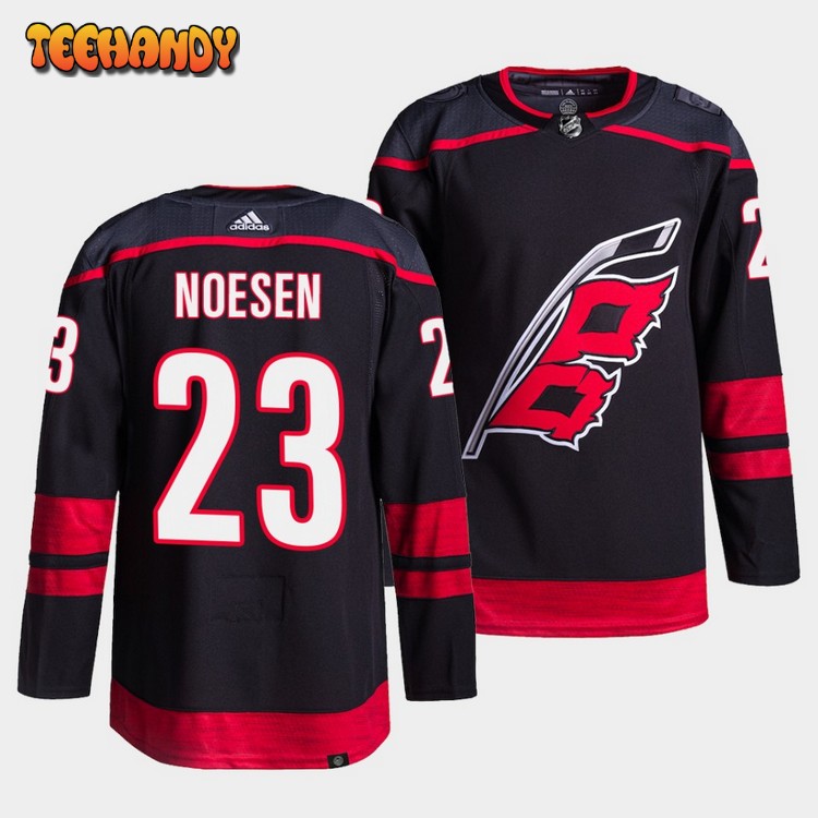 Carolina Hurricanes Stefan Noesen Alternate Black Jersey