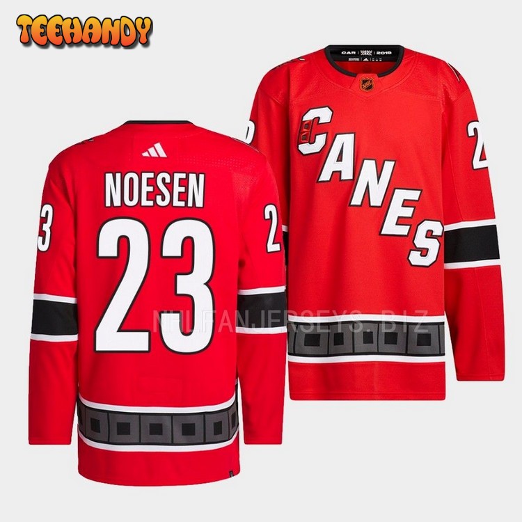 Carolina Hurricanes Stefan Noesen Red Jersey