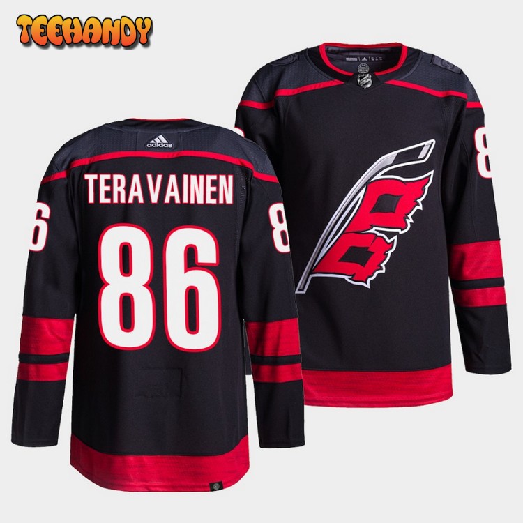 Carolina Hurricanes Teuvo Teravainen Alternate Black Jersey