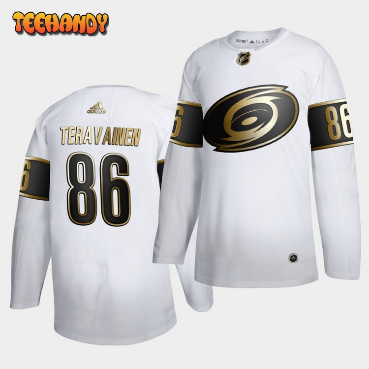 Carolina Hurricanes Teuvo Teravainen Golden Edition White Jersey