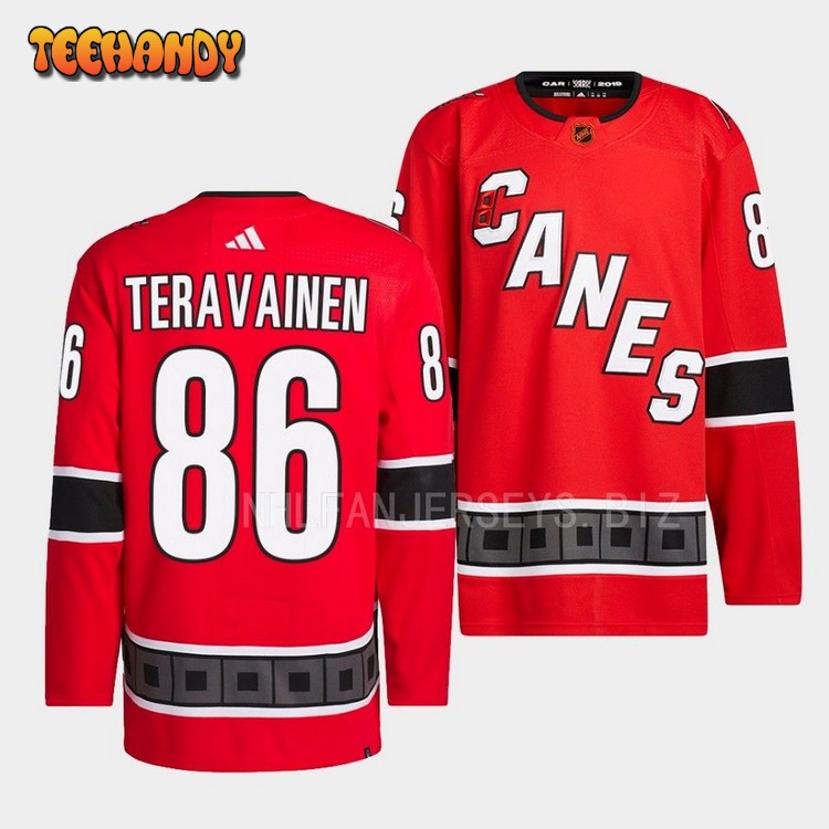 Carolina Hurricanes Teuvo Teravainen Reverse Retro 2.0 Red Jersey