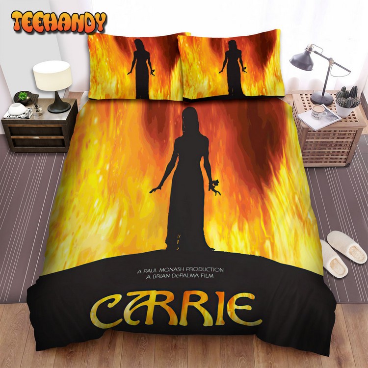 Carrie (1976) Movie Digital Art 5 Comforter Duvet Cover Bedding Sets