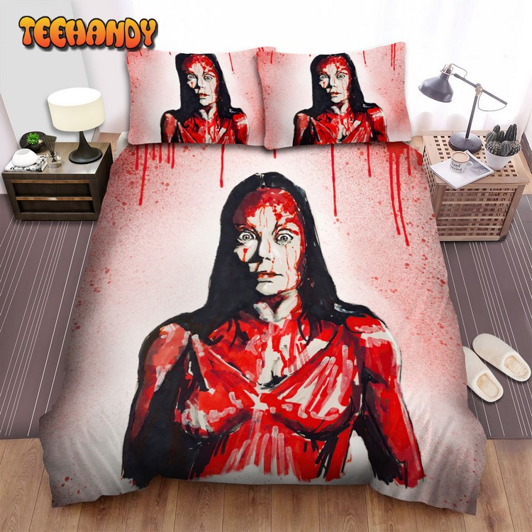 Carrie (1976) Movie Illustration 3 Spread Comforter Bedding Sets