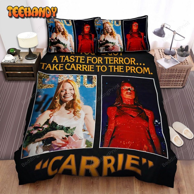 Carrie (1976) Movie Poster Bed Sheets Duvet Cover Bedding Sets