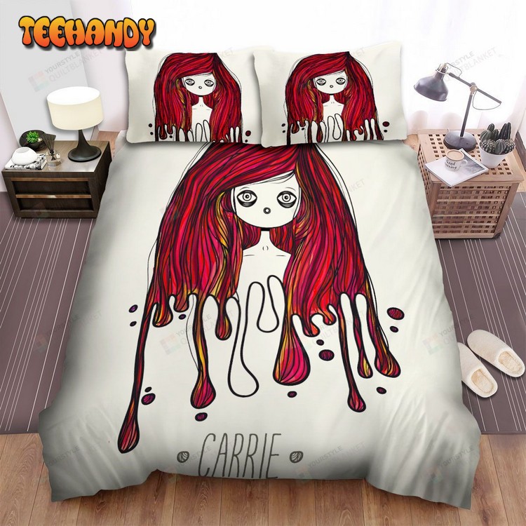 Carrie (2013) Illustration Poster Spread Comforter Bedding Sets