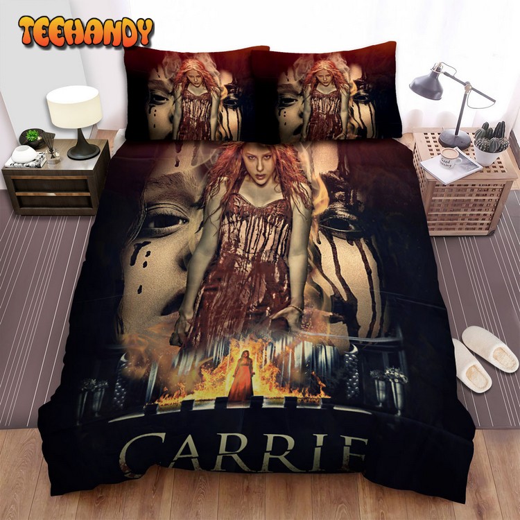 Carrie (2013) Movie Poster Artwork Ver 2 Comforter Bedding Sets