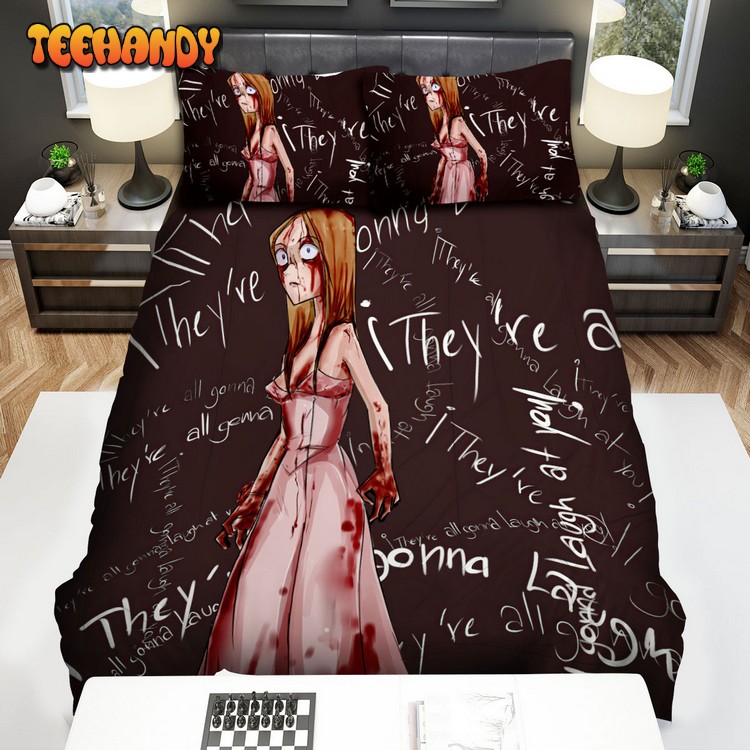 Carrie (2013) They’re All Gonna Laugh At You Animation Fanart Bedding Sets