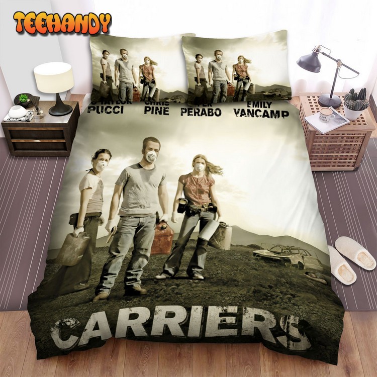 Carriers Movie Poster 2 Spread Comforter Duvet Cover Bedding Sets