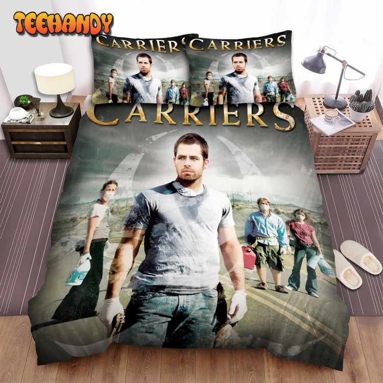 Carriers Movie Poster 3 Spread Comforter Duvet Cover Bedding Sets