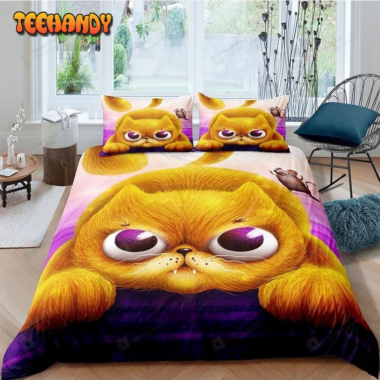 Cartoon 3D Cat Bed Sheets Duvet Cover Bedding Set