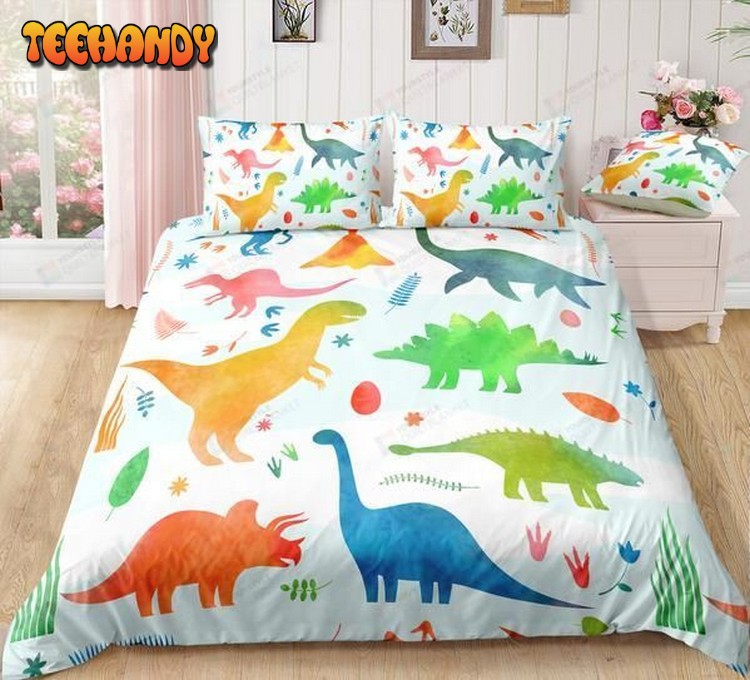 Cartoon Dinosaur World Pattern Cotton Spread Comforter Bedding Sets