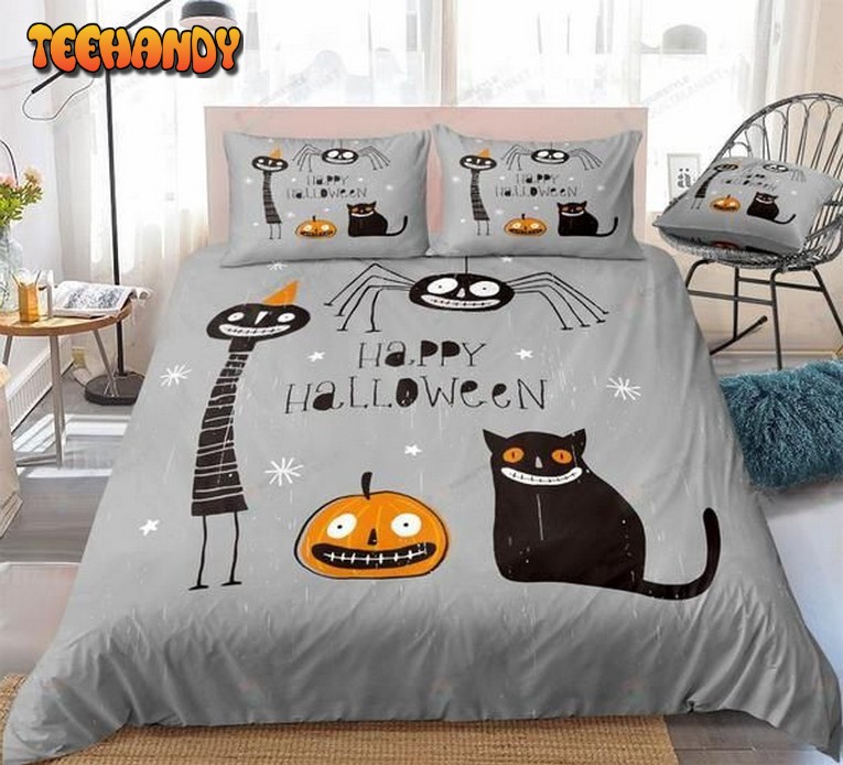 Cartoon Halloween Cotton Spread Comforter Bedding Sets