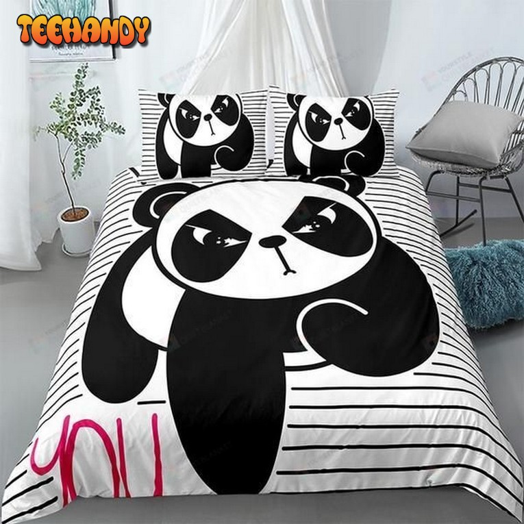 Cartoon Kids Panda Cotton Spread Comforter Bedding Sets