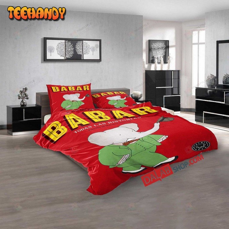 Cartoon Movies Babar D 3d Duvet Cover Bedroom Sets Bedding Sets