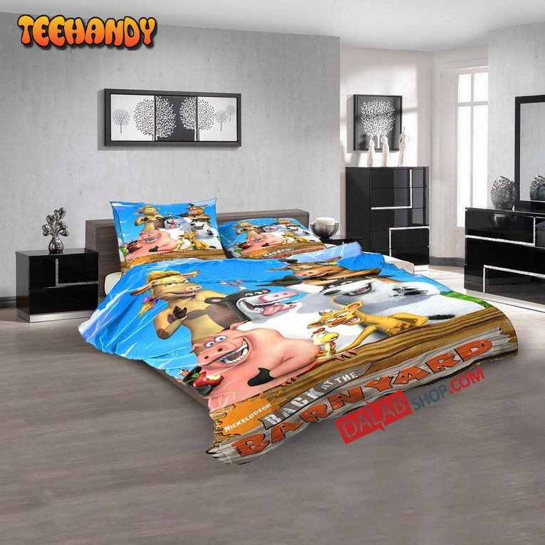 Cartoon Movies Back At The Barnyard D 3d Bedroom Sets Bedding Sets