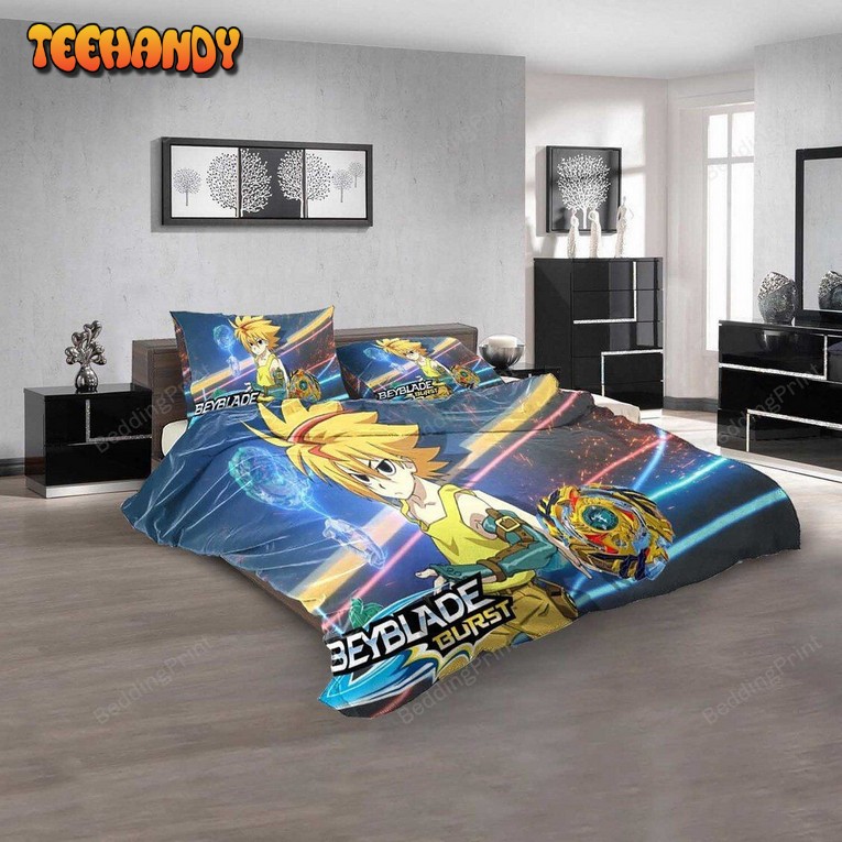 Cartoon Movies Beyblade 3d Bedding Set (Duvet Cover and Pillow Cases)