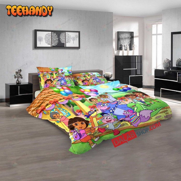 Cartoon Movies Dora The Explorer V 3d Bedroom Sets Bedding Sets