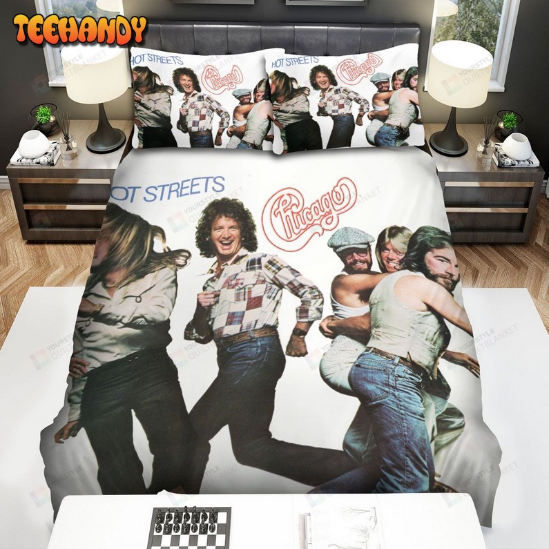 Chicago Band Hot Streets Cover Spread Comforter Bedding Sets