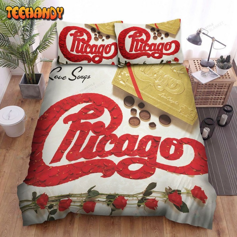 Chicago Band Love Songs Cover Spread Comforter Bedding Sets