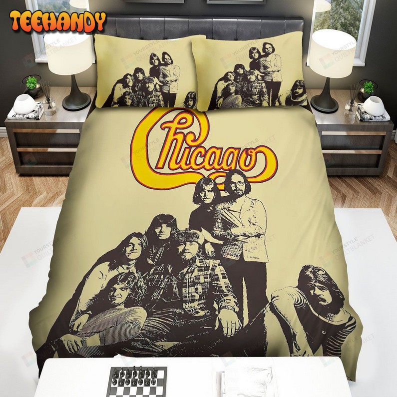 Chicago Band Members Art Spread Comforter Bedding Sets