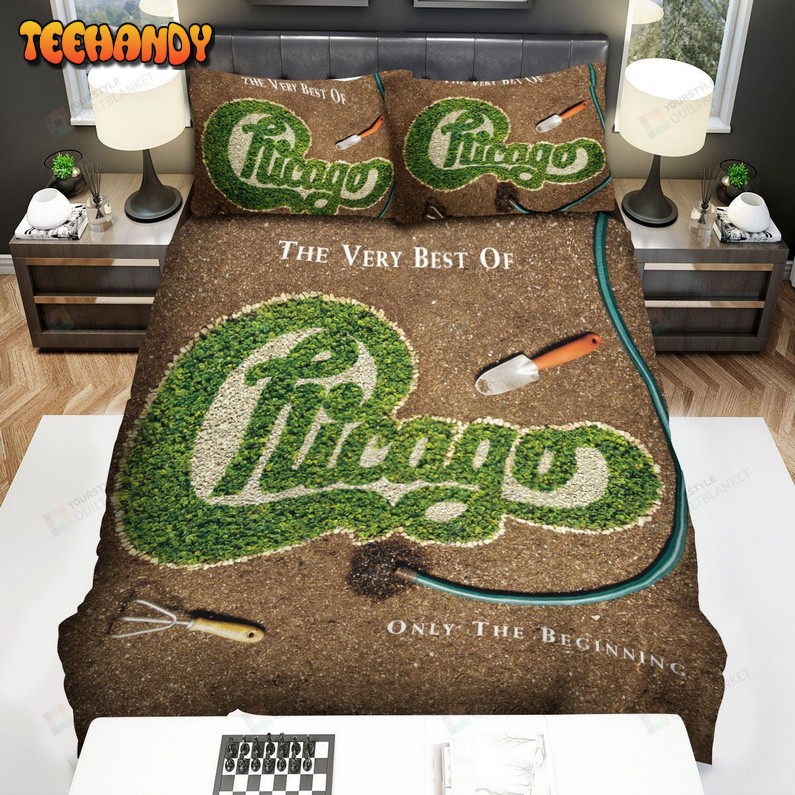 Chicago Band Only The Beginning Cover Spread Comforter Bedding Sets