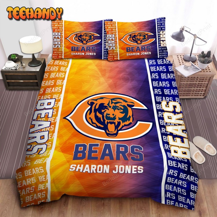 Chicago Bears Custom Name Bedding Set