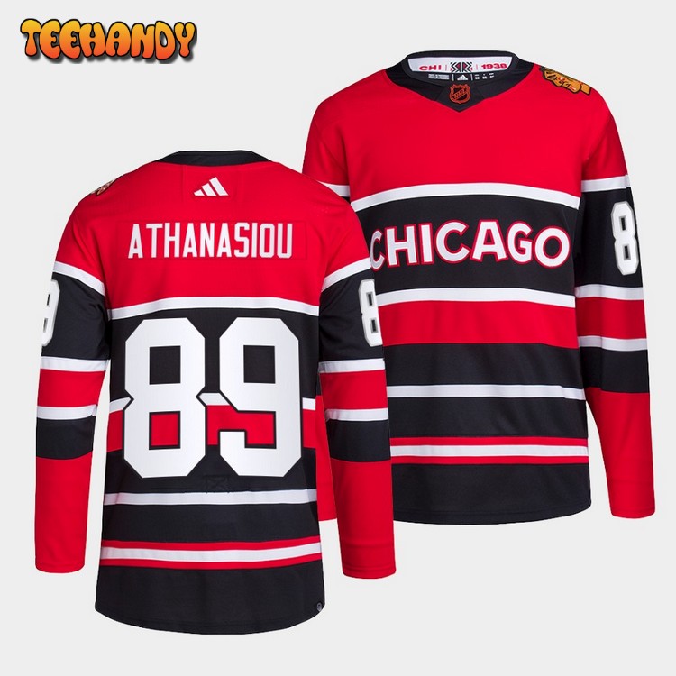 Chicago Blackhawks Andreas Athanasiou Reverse Red Jersey
