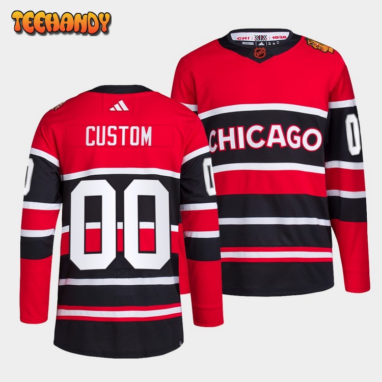 Chicago Blackhawks Custom Reverse Red Jersey