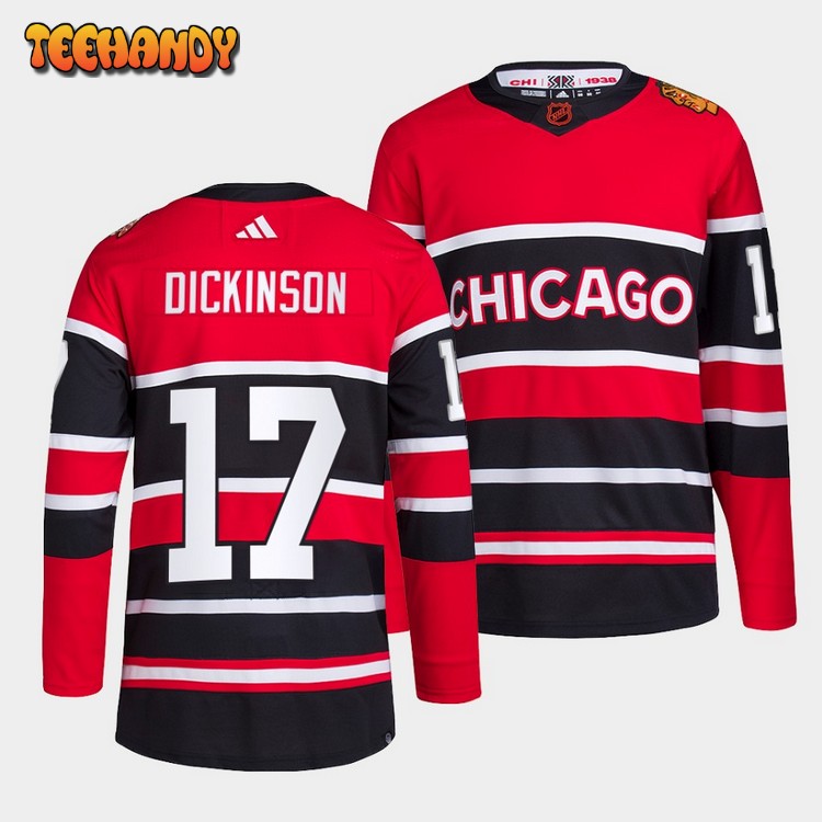 Chicago Blackhawks Jason Dickinson Reverse Red Jersey