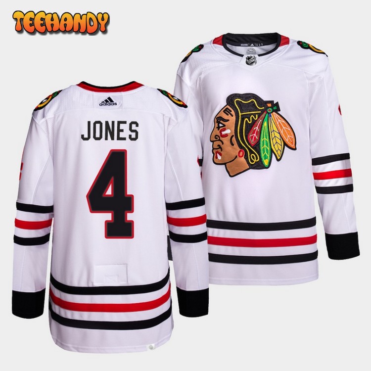 Chicago Blackhawks Seth Jones Away White Jersey