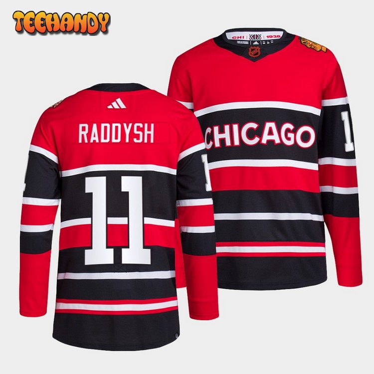 Chicago Blackhawks Taylor Raddysh Reverse Red Jersey