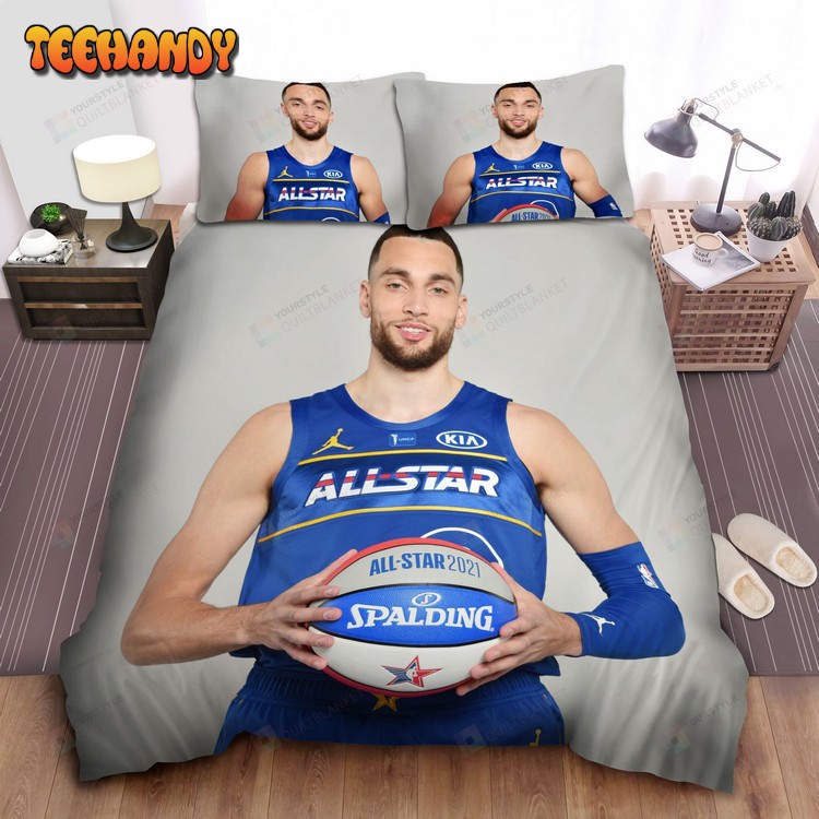 Chicago Bulls Zach Lavine In All Stars 2021 Photo Shoot Bedding Sets