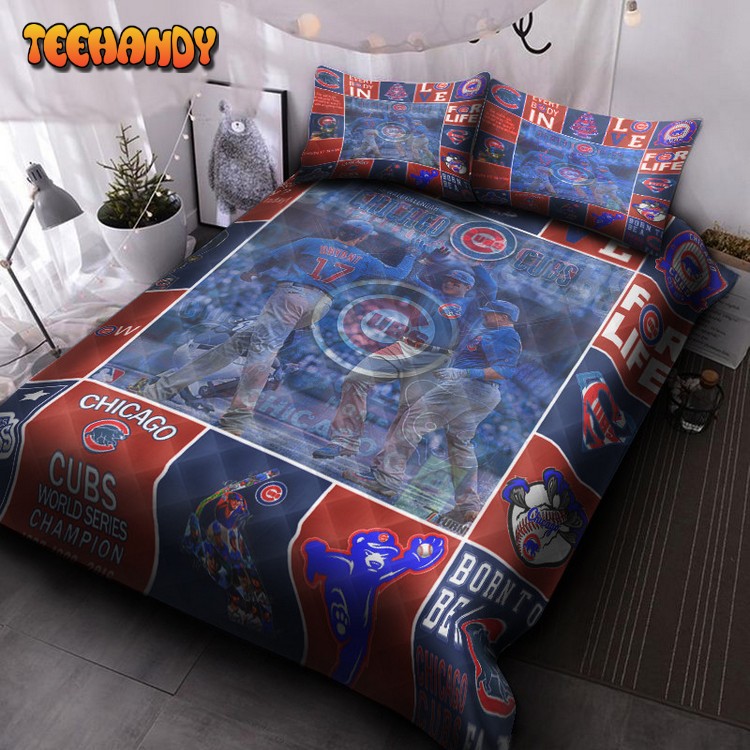 Chicago Cubs V4 Bedding Set