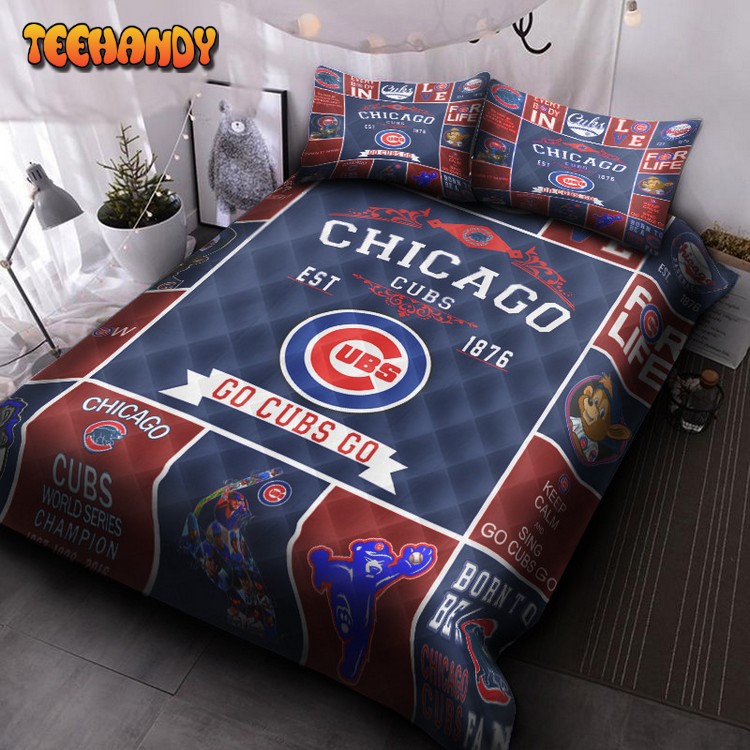 Chicago Cubs V5 Bedding Set