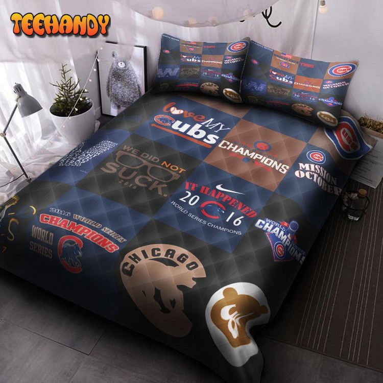 Chicago Cubs V6 Bedding Set