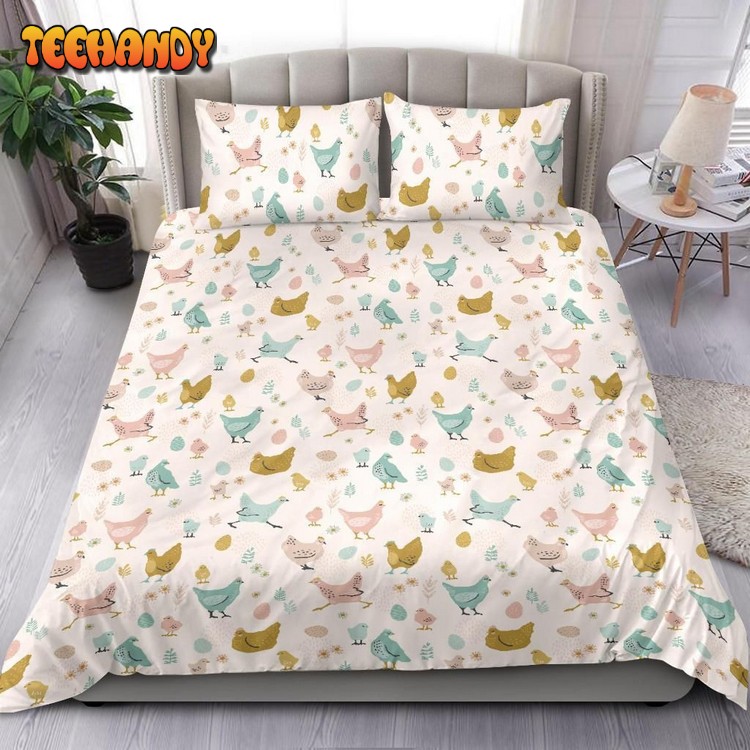 Chicken Bedding Set Bed Sheet Duvet Cover Bedding Sets