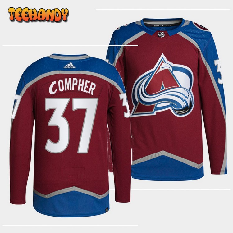 Colorado Avalanche J.T. Compher Home Burgundy Jersey