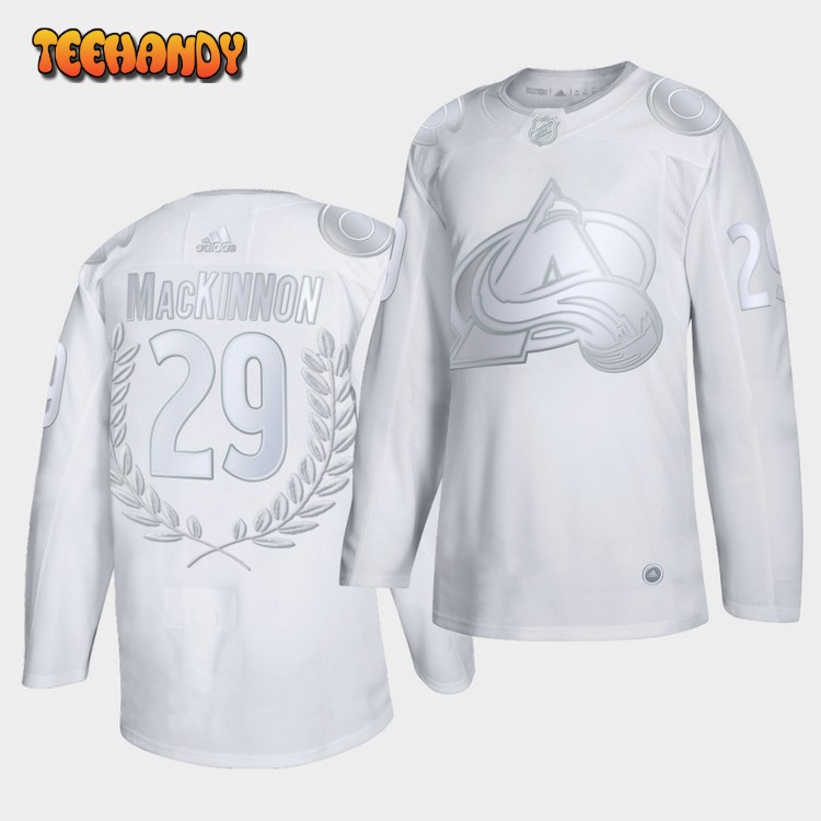 Colorado Avalanche Nathan MacKinnon Calder Memorial White Jersey