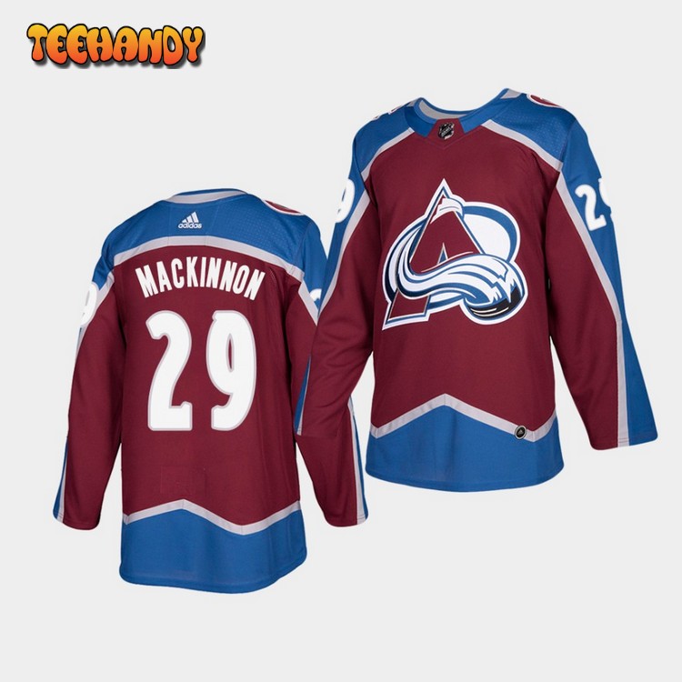 Colorado Avalanche Nathan MacKinnon Home Burgundy Jersey