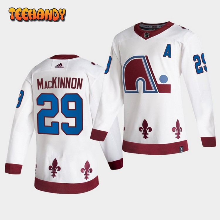 Colorado Avalanche Nathan Mackinnon Reverse White Jersey