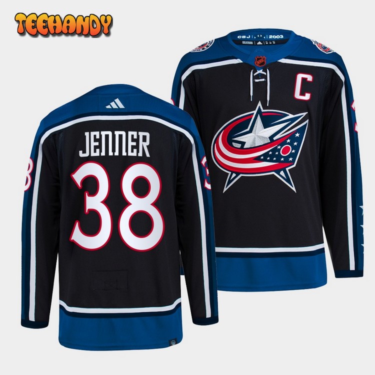 Columbus Blue Jackets Boone Jenner Reverse Navy Jersey