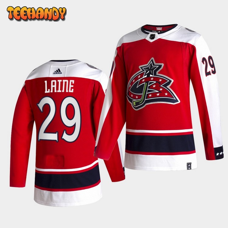 Columbus Blue Jackets Patrik Laine Reverse Red Special Edition Jersey