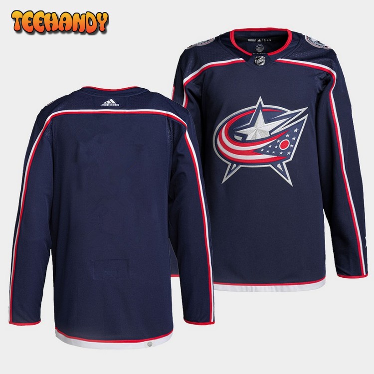 Columbus Blue Jackets Team Navy Home Jersey